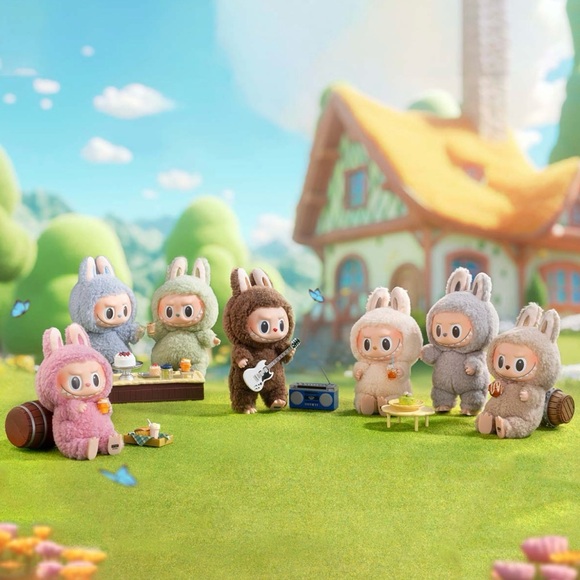 Authentic & New THE MONSTERS EXCITING MACARON SERIES- Plush Labubu (SESAME-BEAN) - Picture 8 of 8